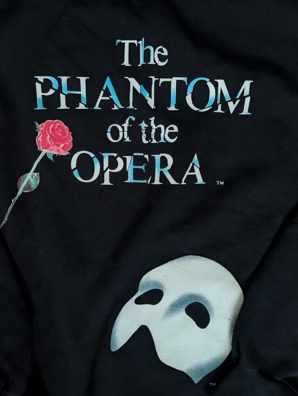 Vintage Millenitex THEATER The Phantom Of The Opera Unisex Crewneck Size XL - Picture 2 of 4